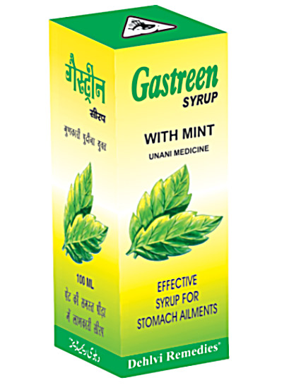 Dehlvi Gastreen Syrup with Mint